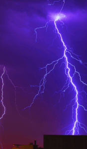 Lightning bolt in Lakeland, FL